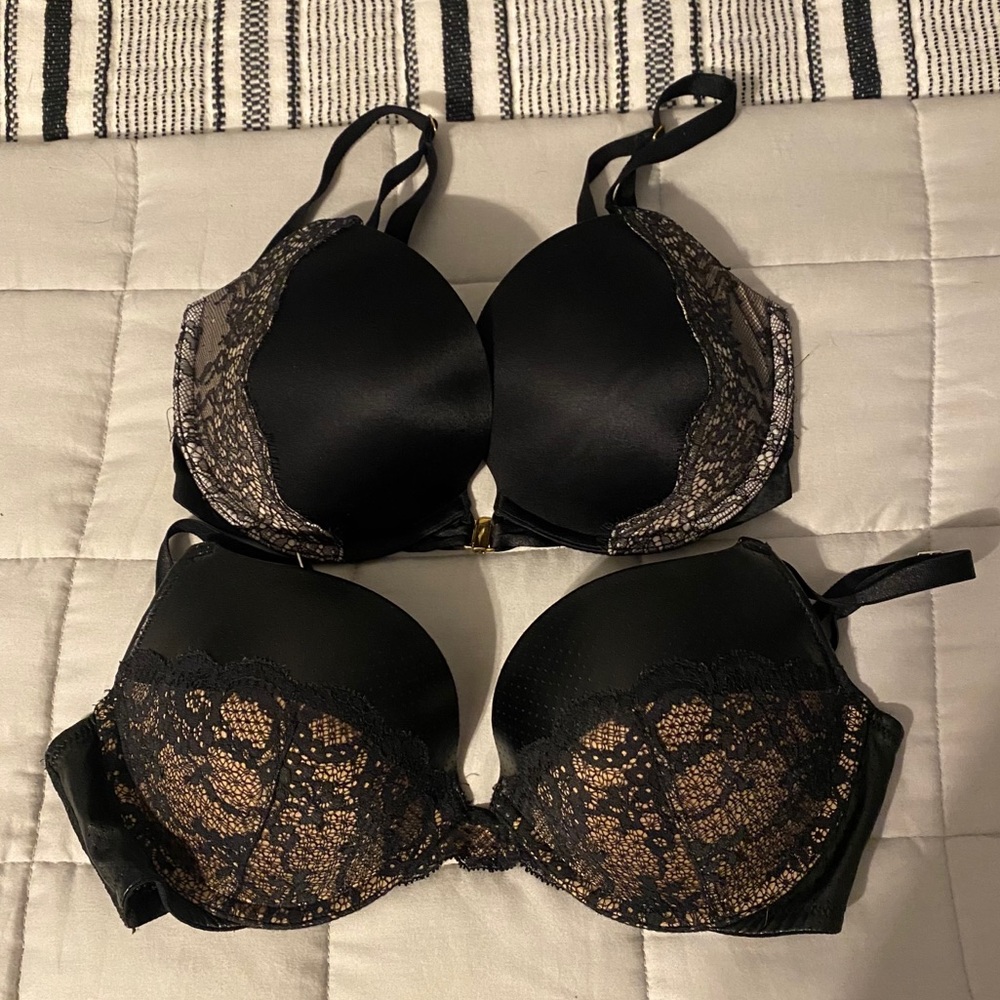 Very Sexy Lace Push Up Bras (Set of 2)